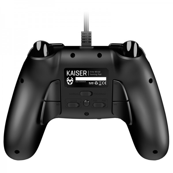 Krom KLOUD - NXKROMKLD - Gamepad inalambrico, diseñado para competicion, palancas traseras configurables, D-PAD o entrada de X/Y AXYS, compatible con PC, Switch, android e IOS
