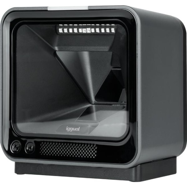 Iggual lector código barras sobremesa 2d usb ar